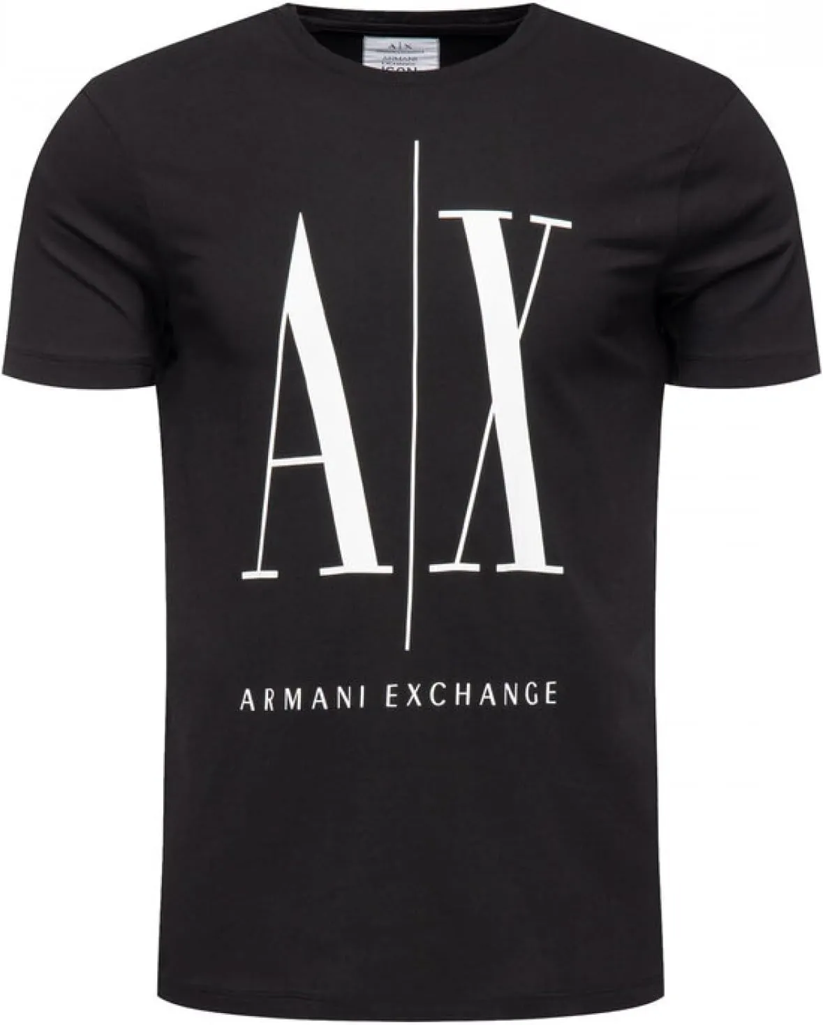 A|X ARMANI EXCHANGE mens Icon Graphic T-shirt T Shirt, Black, Large US