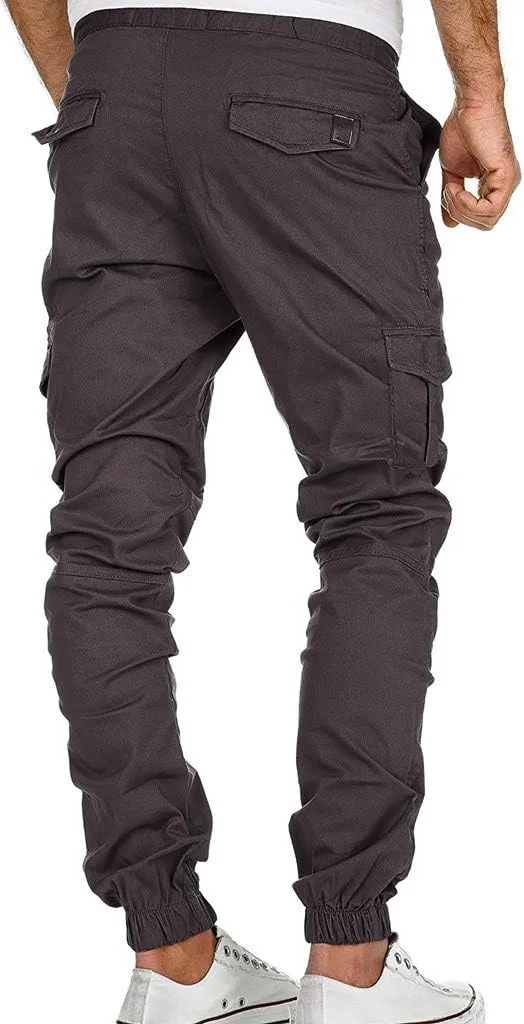 Cargo Pants for Men,Mens Fashion Joggers Sports Pants Cotton Pants Gym Sweatpants Trousers Casual Long Pant