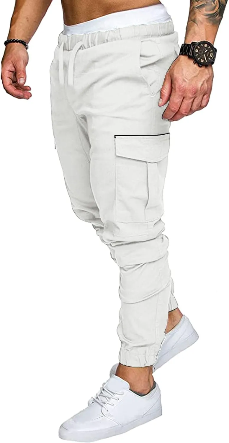 Cargo Pants for Men,Outdoor Tactical Pants Water Resistant Ripstop Pants Lightweight Hiking Work Pants Apparel
