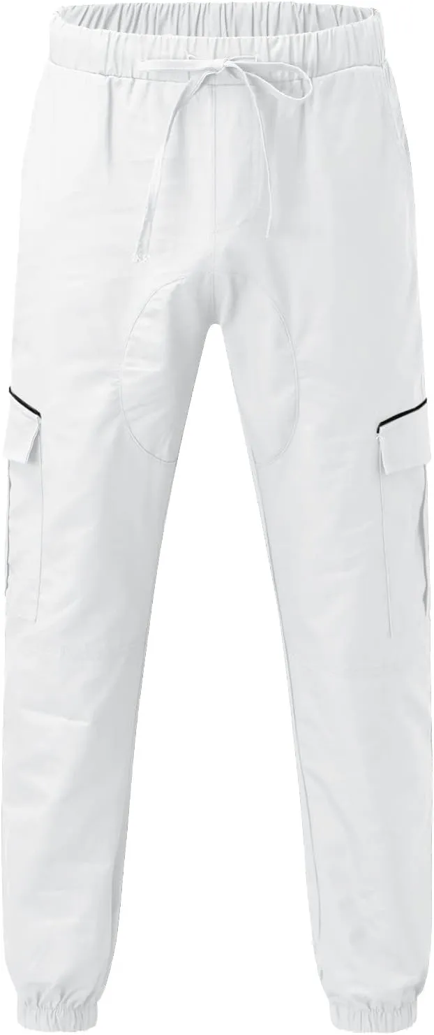 Cargo Pants for Men,Outdoor Tactical Pants Water Resistant Ripstop Pants Lightweight Hiking Work Pants Apparel