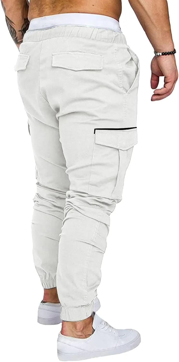 Cargo Pants for Men,Outdoor Tactical Pants Water Resistant Ripstop Pants Lightweight Hiking Work Pants Apparel