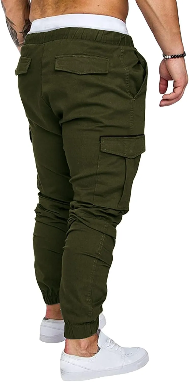 Cargo Pants for Men,Outdoor Tactical Pants Water Resistant Ripstop Pants Lightweight Hiking Work Pants Apparel