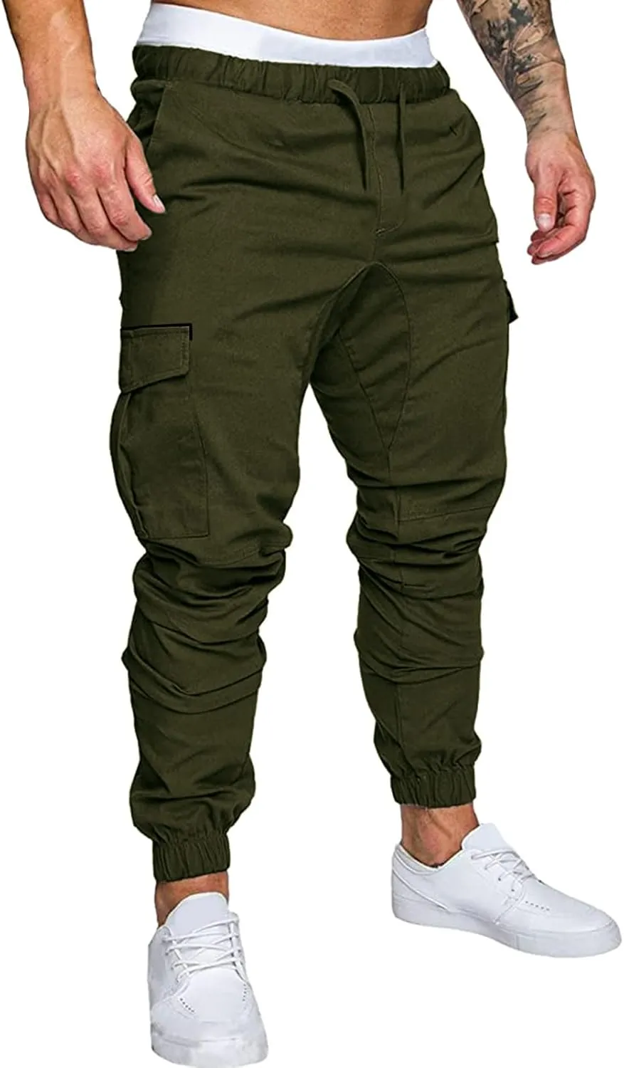Cargo Pants for Men,Outdoor Tactical Pants Water Resistant Ripstop Pants Lightweight Hiking Work Pants Apparel