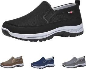 CNA Trop Orthopedic Shoes for Men Slip-On Canvas Loafers CNA Trop Shoes for Men Outdoor Hiking Orthopedic Breathable Walking Loafers
