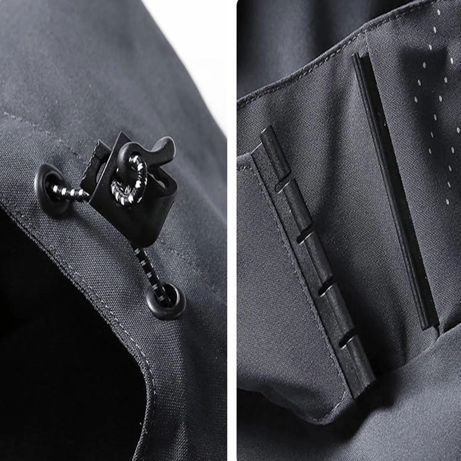 evzosrz Mens Windbreaker Jackets Lightweight Waterproof Hooded Shell Jacket Long Sleeve Rain Coat Outdoor Hiking Sports Coats