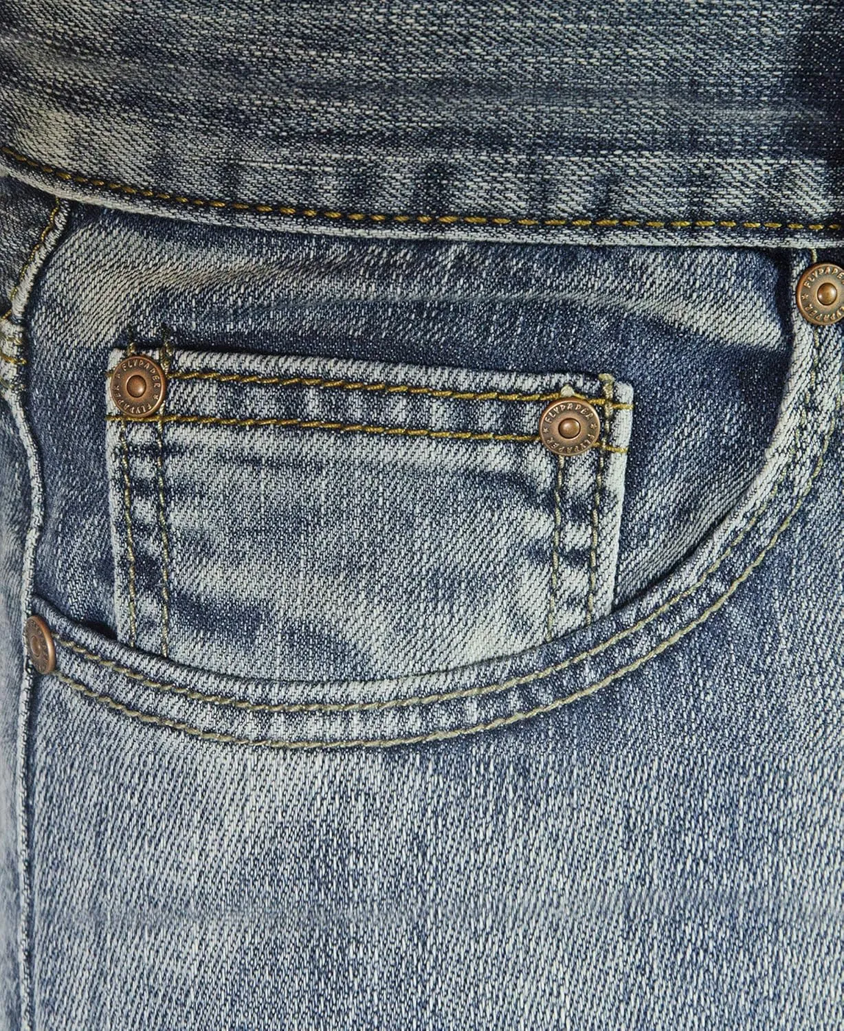 Flypaper Mens Fashion Bootcut Blue Jeans Regular Fit Mens Work Pants
