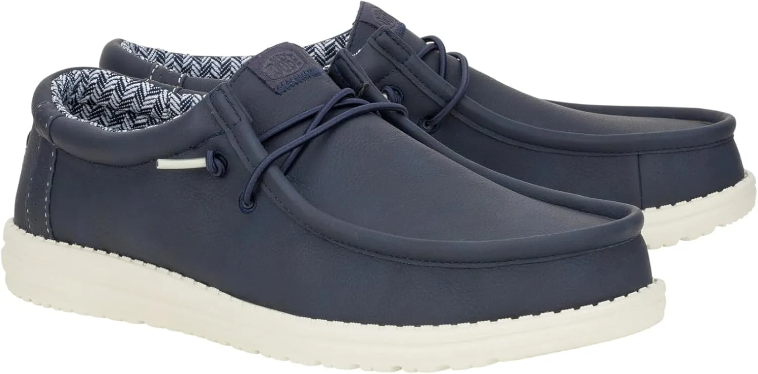 Hey Dude Men's Wally Classic, Mens Shoes, Men's Slip-on Loafers, Comfortable & Light-Weight