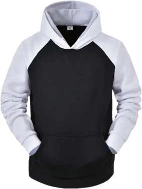 Hoodies for Men,Mens Fashion Athletic Hoodies Sport Sweatshirt Solid Color Fleece Pullover Lightweight Hiking Jacket