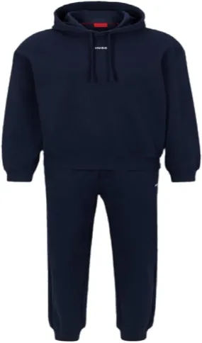 HUGO mens Center Logo Cotton Track Suit
