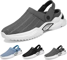 Jerrycherries Orthopedic Shoes, Mens Orthopedic Hollow-Out Summer Sandals, Mesh Shoes Breathable with Arch Support
