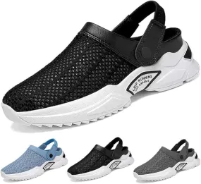 Jerrycherries Orthopedic Shoes, Mens Orthopedic Hollow-Out Summer Sandals, Mesh Shoes Breathable with Arch Support