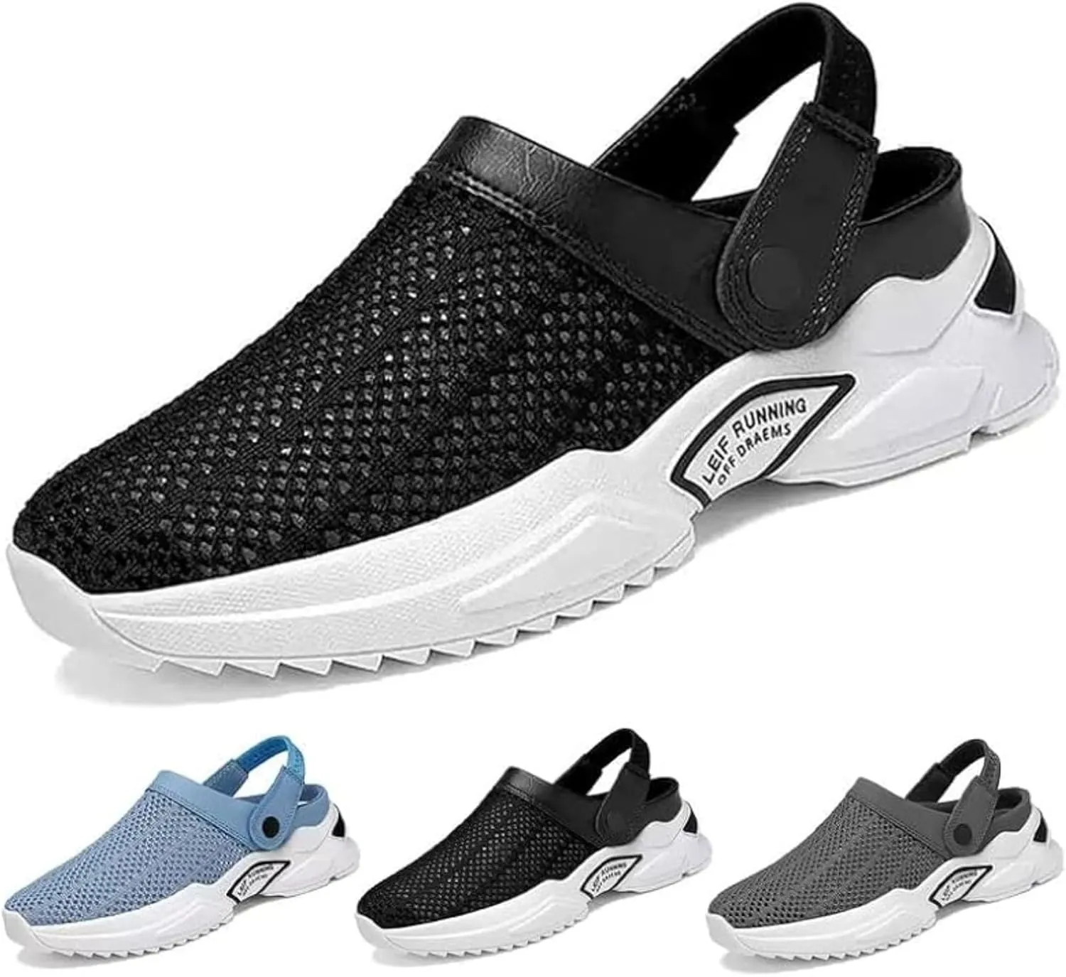 Jerrycherries Orthopedic Shoes, Mens Orthopedic Hollow-Out Summer Sandals, Mesh Shoes Breathable with Arch Support