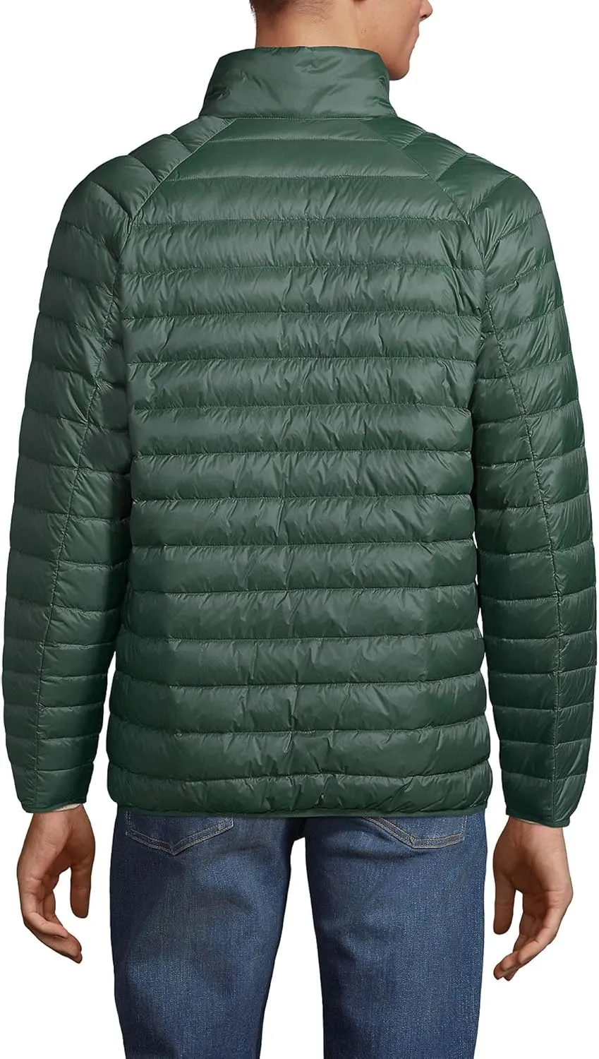 Lands' End Mens UL Packable Down Jacket Coat