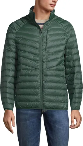 Lands' End Mens UL Packable Down Jacket Coat