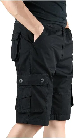 LCMTWX Men Shorts Color with Multi-Pocket and Fashion Summer Leisure Pants Overalls Men's Pants Dress Shorts for Men for