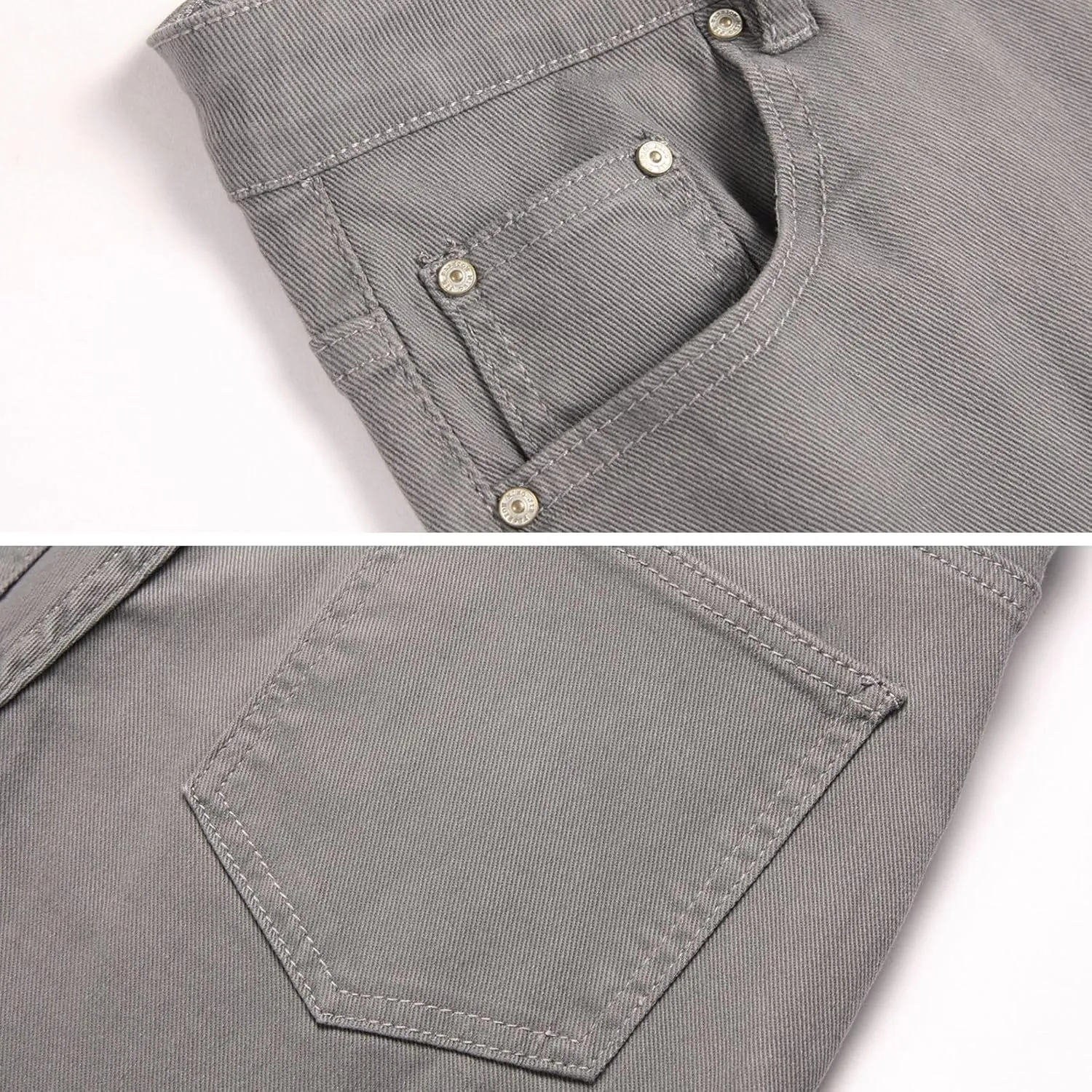 LZLER Mens Jeans Slim Fit Stretch Jeans Comfort Straight Casual Denim Pants for Men