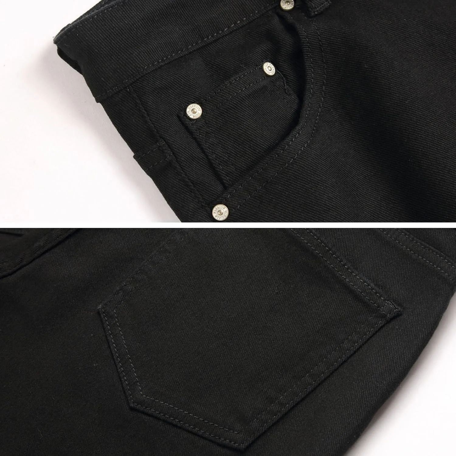 LZLER Mens Jeans Slim Fit Stretch Jeans Comfort Straight Casual Denim Pants for Men