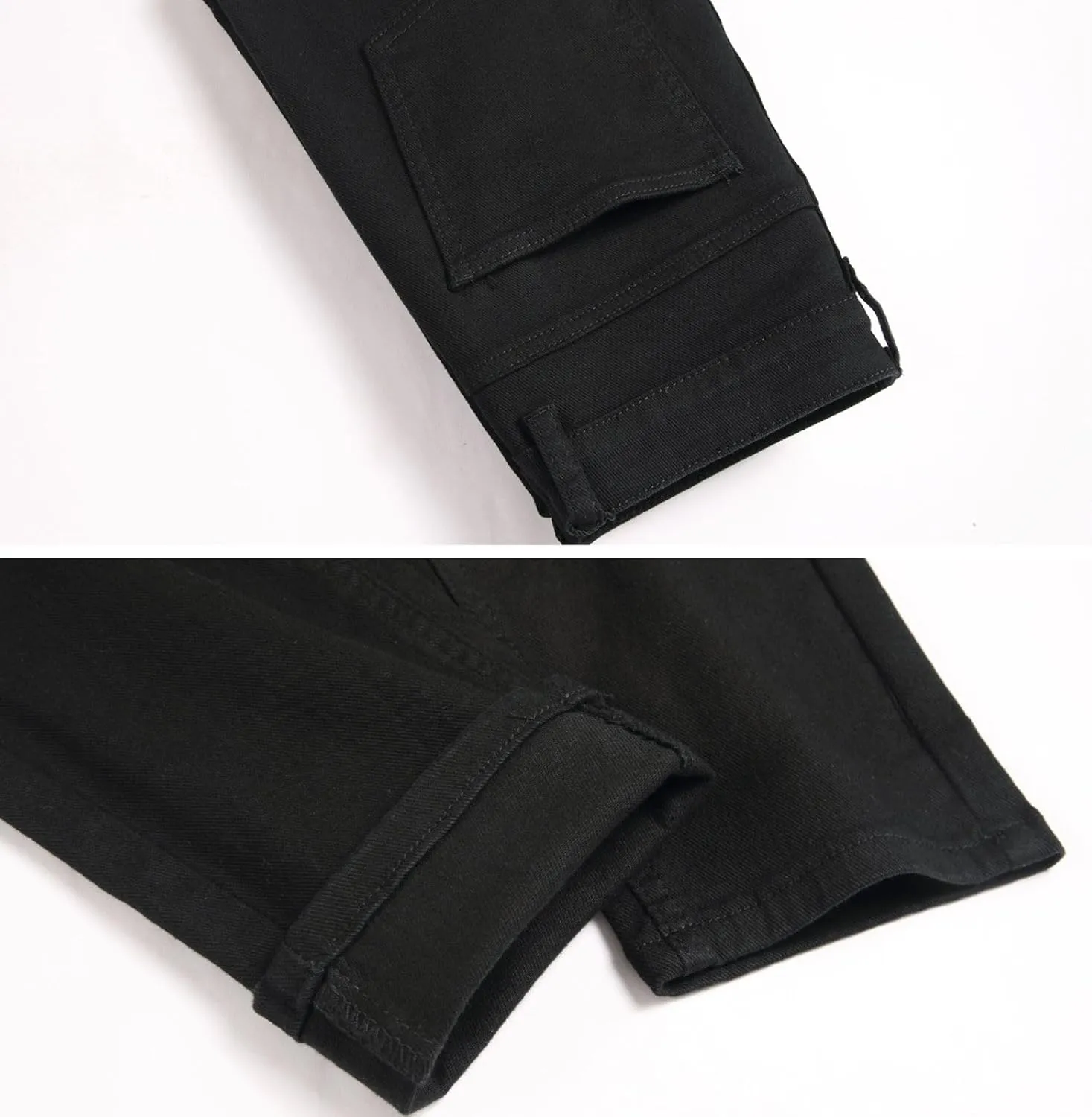 LZLER Mens Jeans Slim Fit Stretch Jeans Comfort Straight Casual Denim Pants for Men
