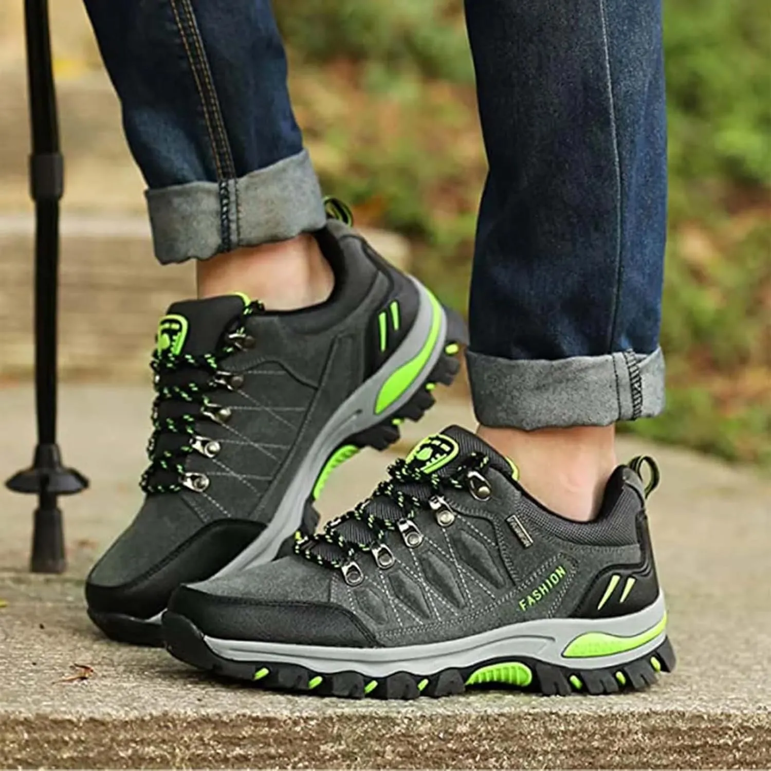 Men Loafers Mens Sneaker Boots Non-Slip Breathable Mesh Outdoor Shoes Climbing Hiking Shoes Men's Sneaker Boots Mens
