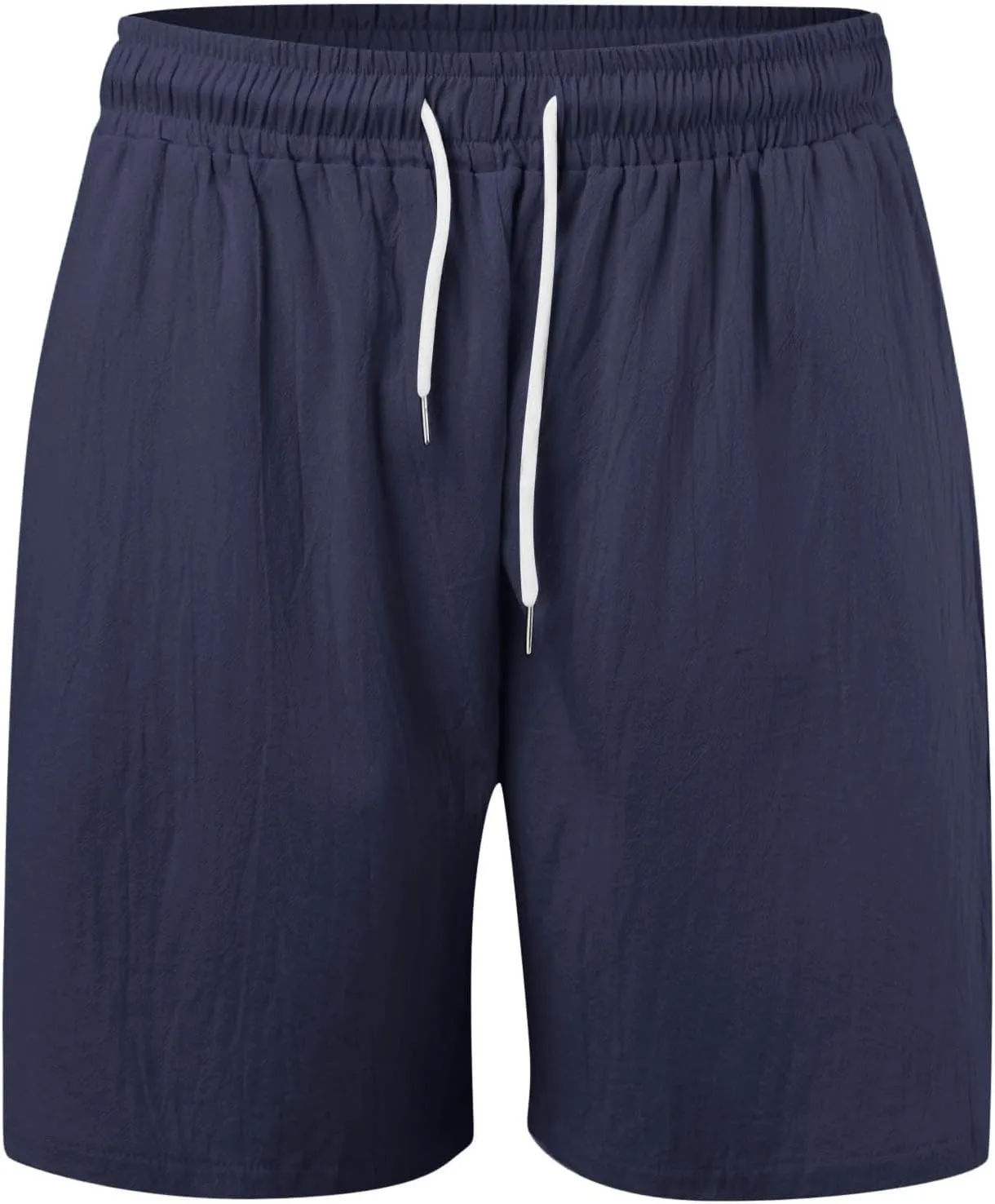 Men's Chino Shorts Casual Elastic Waist Drawstring Lightweight Workout Lounge Beach Jersey Sweat Shorts