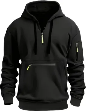 Men's Fashion Zip Up Hoodie with Pockets