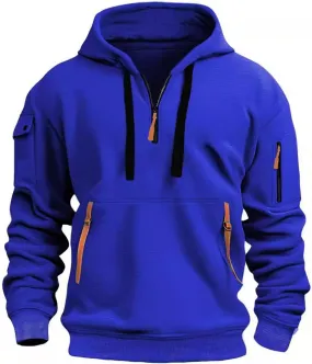 Men's Fashion Zip Up Hoodie with Pockets