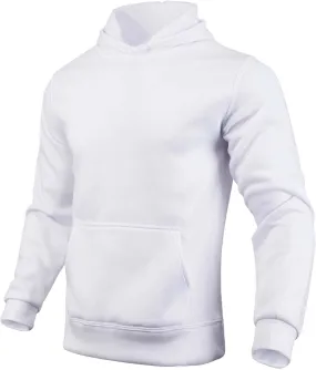 Men's Hooded Sweatshirts Long Sleeve Lightweight Hoodie Solid Color Casual Pullover Tops with Pocket