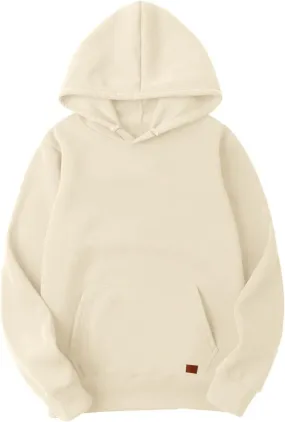 Mens Hoodie Heavyweight Fleece Hoodie Sweatshirt for Men Oversized Pullover Hoodie with Pocket Causal Sportswear