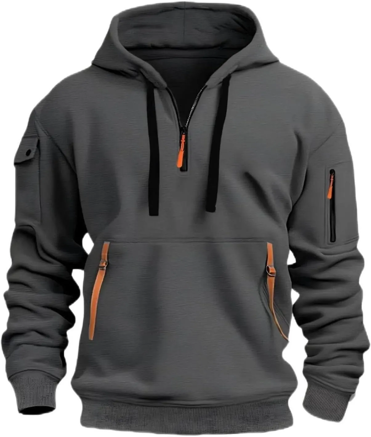 Mens Hoodies,Mens Men's Autumn Slim Casual Plaid Hooded Top Blouse Fashion Sweatshirts Hoodies for Men Fashion Hoodies
