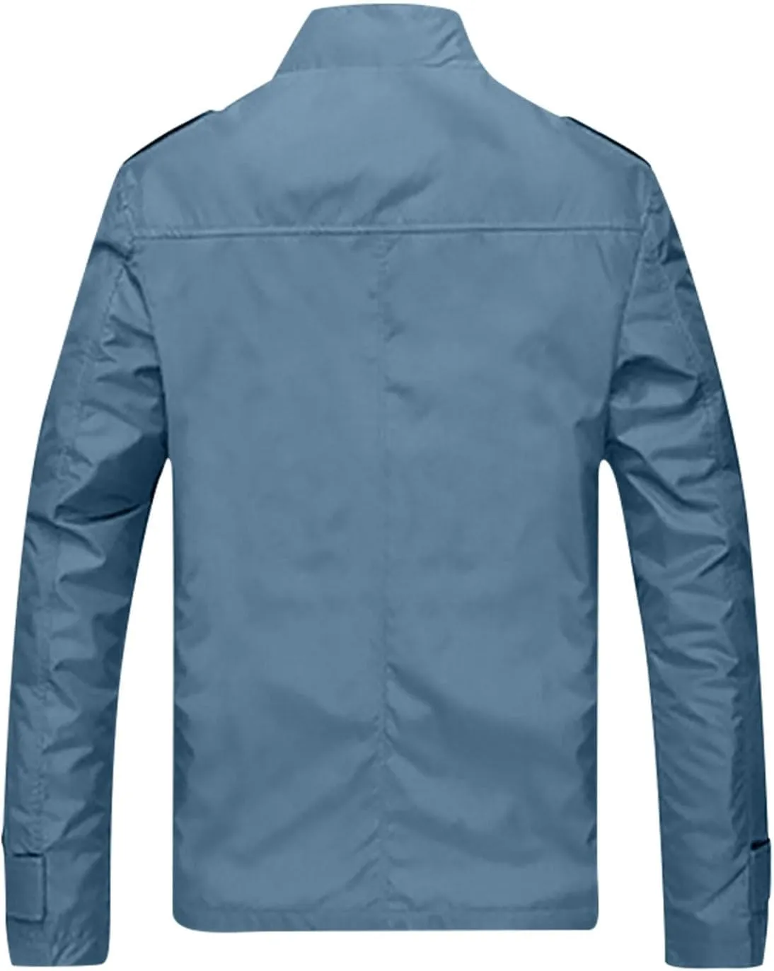 Mens Lightweight Jackets Casual Spring Fall Zip up Long Sleeve Windbreaker Big and Tall Fashion Stylish Outdoor Coats