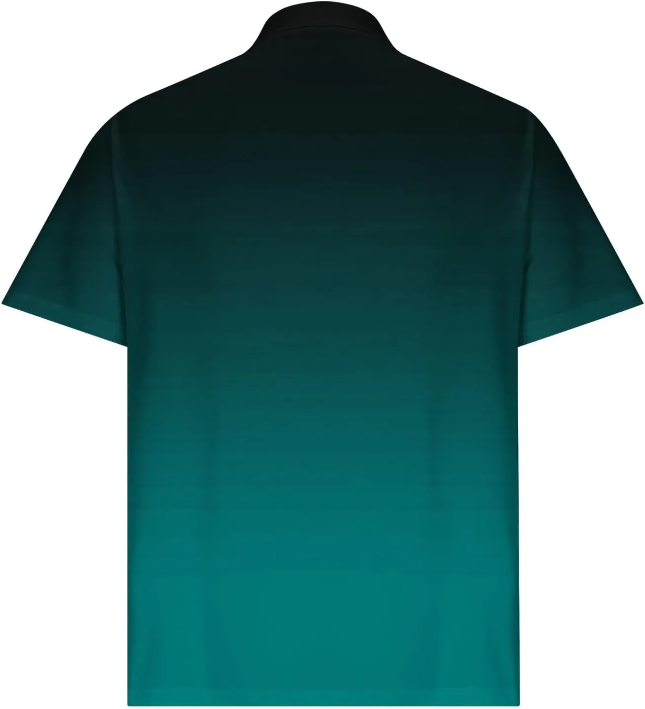 Men's Polo Shirts Fashion Gradient Color Short Sleeve Pullover Casual Lightweight Golf T Shirt Lapel Blouse