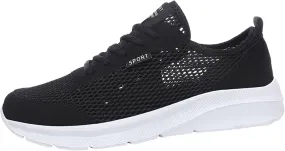 Men's Running Shoes Casual Slip on Walking Tennis Gym Sneakers Lightweight Breathable Mesh Workout Sports Sneakers