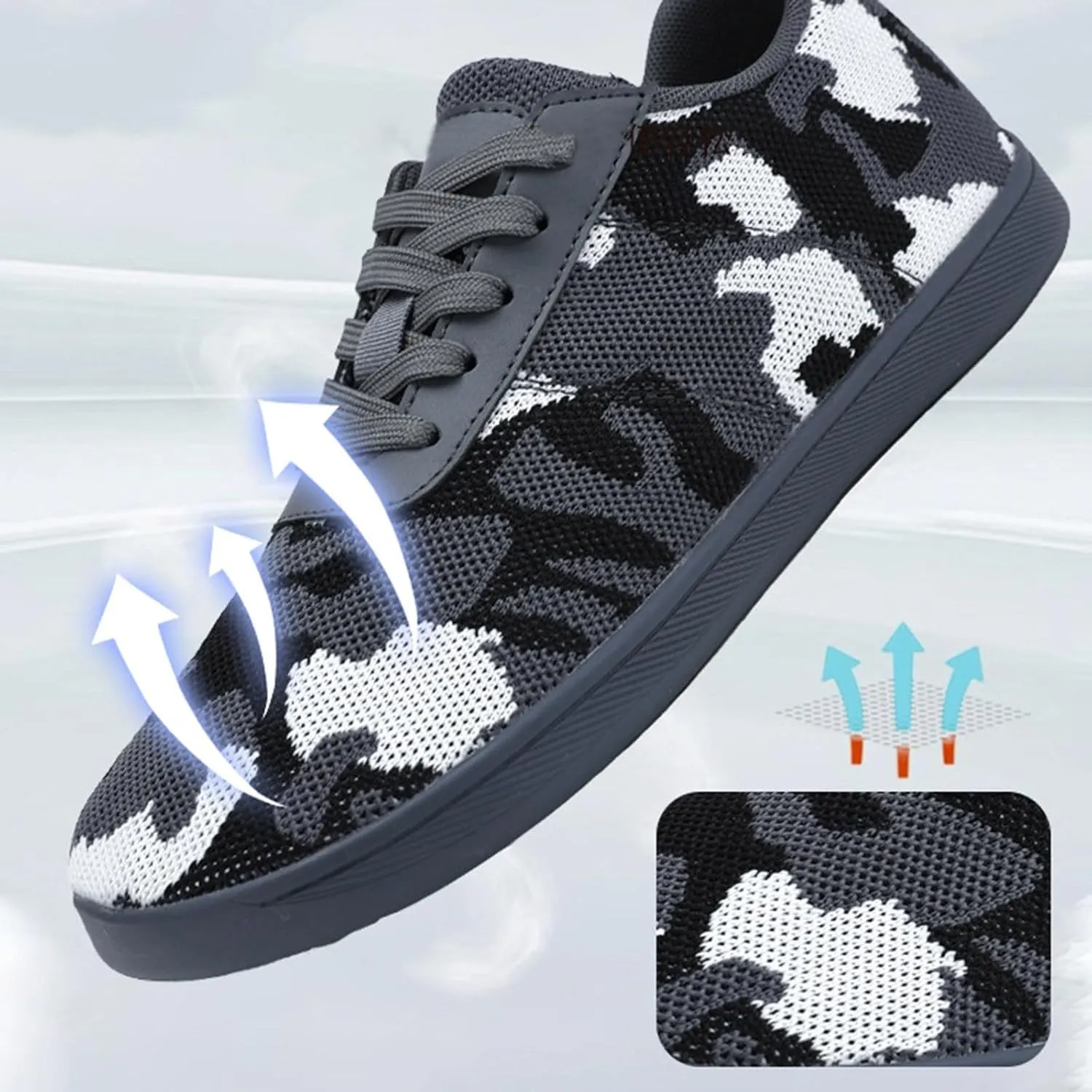 Mens Sneakers Men Casual Shoes Mens Running Shoes Men's Slip On Walking Shoes Comfortable Breathable Tennis Sneaker