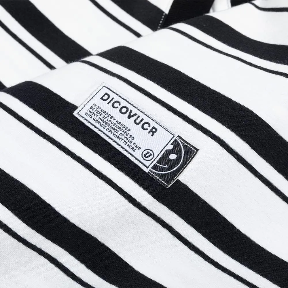 Mens Striped T-Shirt Crewneck Short Sleeve T-Shirt Men's Cotton T-Shirt