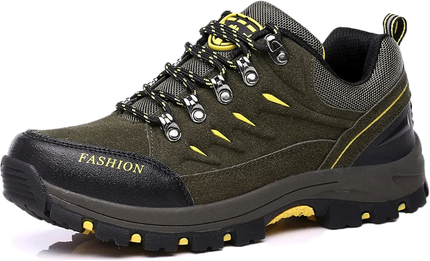 Mens Walking Boots Non-Slip Outdoor Camping Shoes Mens Hiking Shoes Breathable Lightweight Trekking