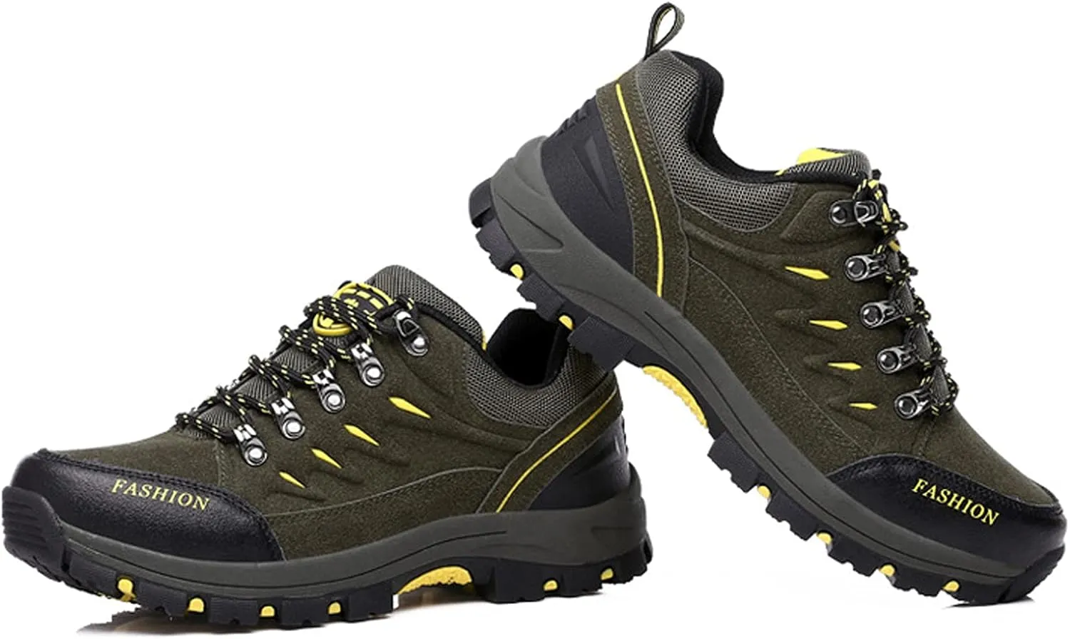 Mens Walking Boots Non-Slip Outdoor Camping Shoes Mens Hiking Shoes Breathable Lightweight Trekking