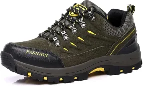 Mens Walking Boots Non-Slip Outdoor Camping Shoes Mens Hiking Shoes Breathable Lightweight Trekking