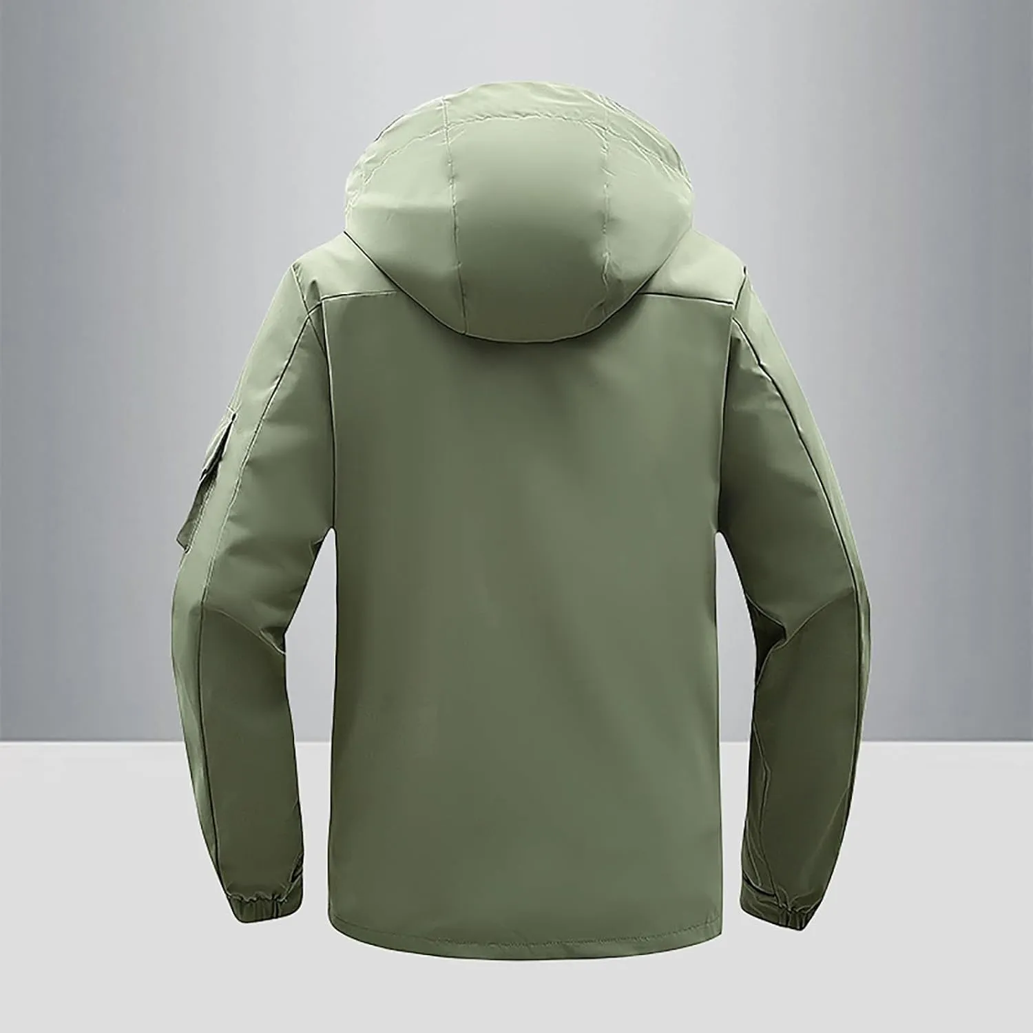 Mens Windbreaker Jackets Lightweight Rain Jacket Men Waterproof Winter Outdoor Coat for Men with Detachable Lining S-5XL