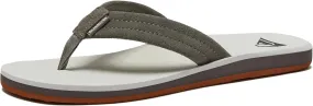 Quiksilver Carver Suede Flip Flops for Men, Arch Support Athletic Mens Sandals, Size 6 to 16 Thong Mens Slides