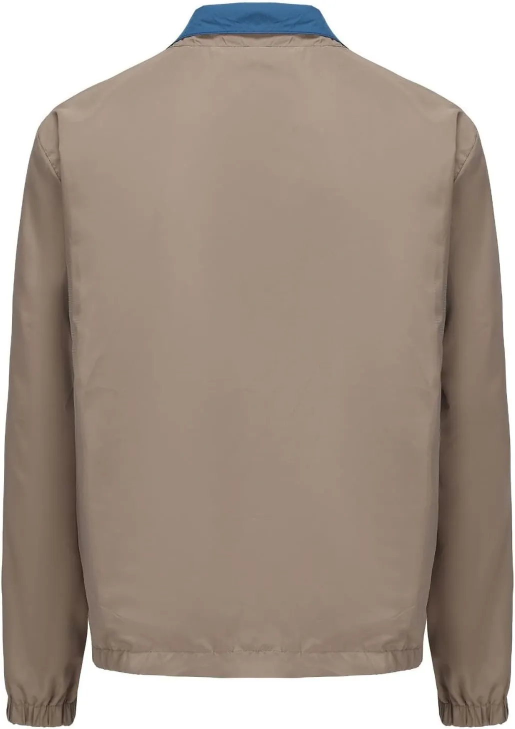 Reversible Jackets for Men Lightweight Pure Color Jackets Long Sleeve Stretch Hem Zip Up Soft Windbreaker Jackets