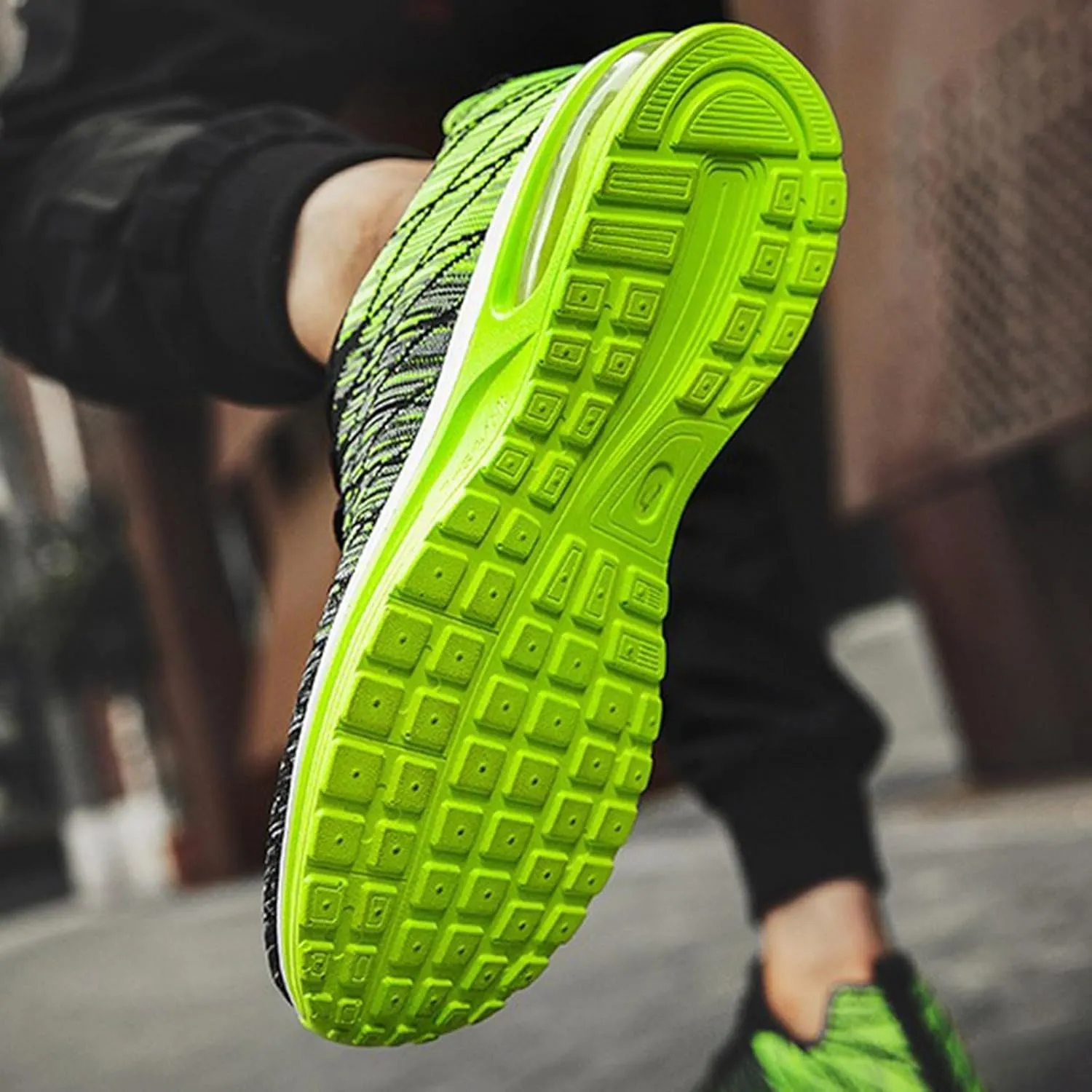 Running Shoes,Air Cushion Running Shoes Men,Low Top Mesh Breathable Outdoor Sports Sneakers Lightweight Sneaker for Long Standing Hiking