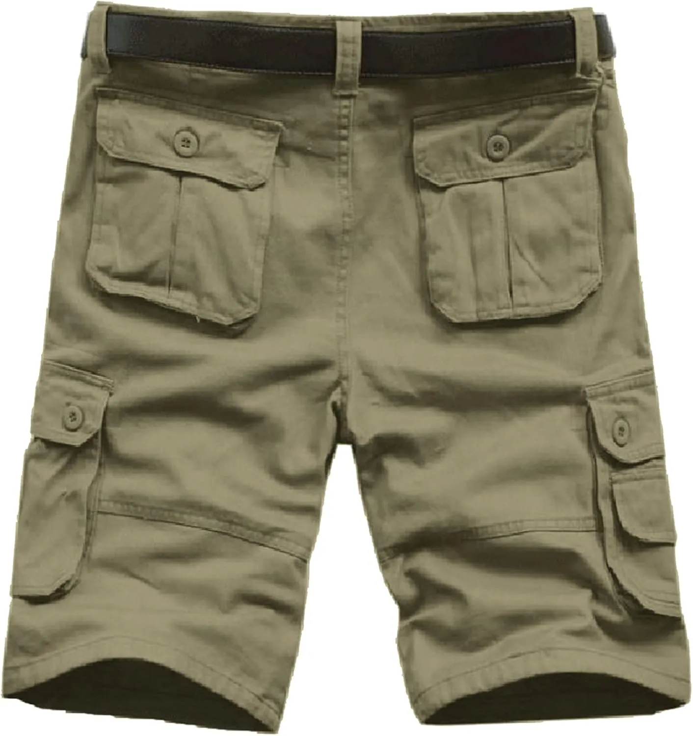 Shorts for Men with Multi-pocket and Fashion Summer Leisure Pants Overalls Men's pants Men's Khaki Shorts Khaki Mens