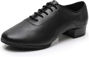 SWDZM Latin Ballroom Mens Practice Dance Shoes Salsa Dancing Performance Shoes Mens