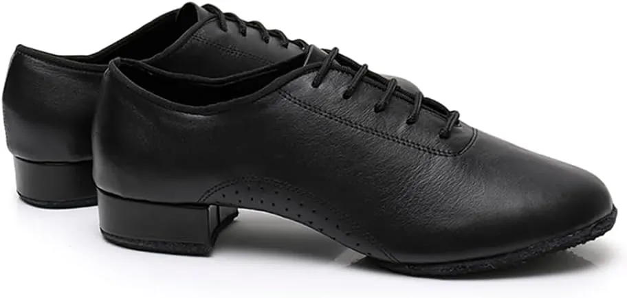 SWDZM Latin Ballroom Mens Practice Dance Shoes Salsa Dancing Performance Shoes Mens