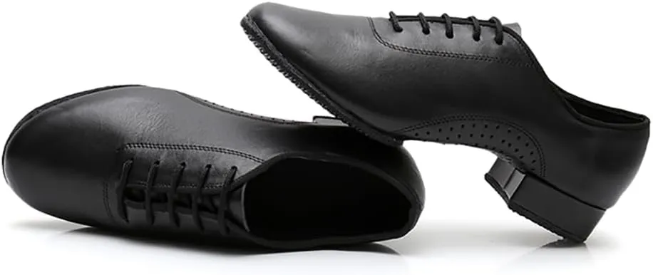 SWDZM Latin Ballroom Mens Practice Dance Shoes Salsa Dancing Performance Shoes Mens