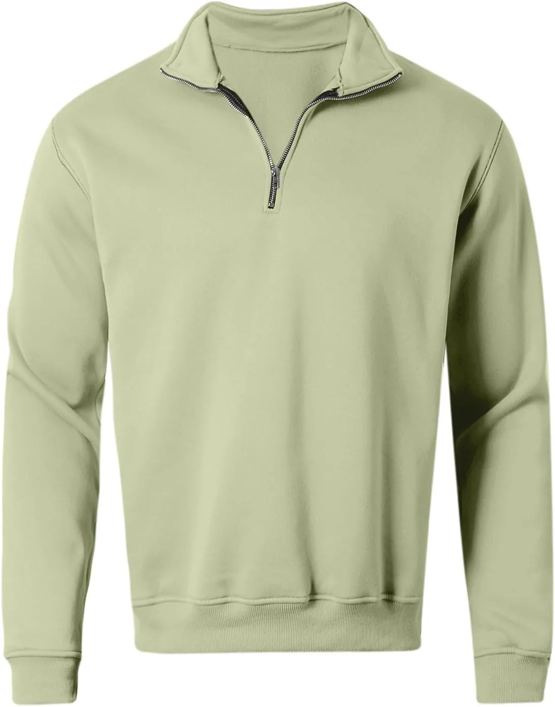 Sweatshirts for Men 2024 Fall Casual Stand Collar Button Up Pullover Sweatshirts Casual Loose Athletic Shirt Top