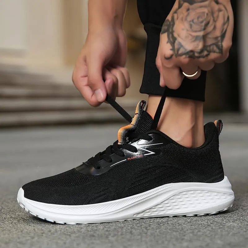WCIDFY Running Tennis Shoes for Mens Non-Slip Workout Sneakers Fashion Lace-Up Mens Walking Shoes