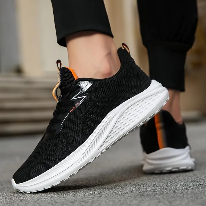 WCIDFY Running Tennis Shoes for Mens Non-Slip Workout Sneakers Fashion Lace-Up Mens Walking Shoes