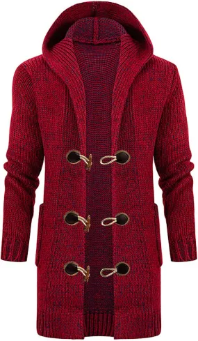 Ymosrh Mens Coats and Jackets Plus Size Windbreaker Button Cardigan Medium Length Sweater Lightweight Rain Jacket
