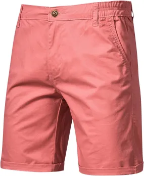 Ymosrh Men's Shorts Casual Color Outdoors Pocket Beach Work Trouser Shorts Pant Casual Shorts, M-2XL